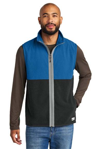 Cotopaxi COTOM1693 Mens Amado Fleece Full Zip Vest Atlantic Blue/Black Model Front