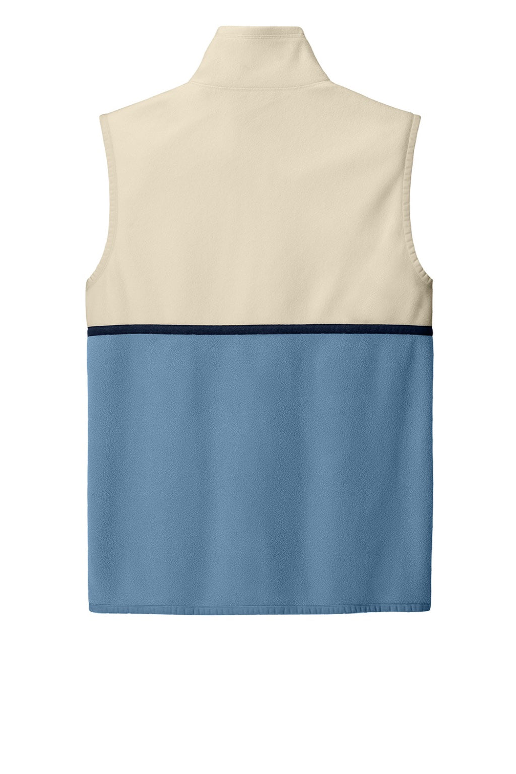 Cotopaxi COTOM1693 Mens Amado Fleece Full Zip Vest Cream/Fjord Flat Back