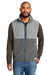Cotopaxi COTOM1693 Mens Amado Fleece Full Zip Vest Smoke Grey/Cinder Grey Model Front