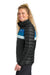Cotopaxi COTOW1688 Womens Fuego Full Zip Down Jacket Black/Atlantic Blue Model Side