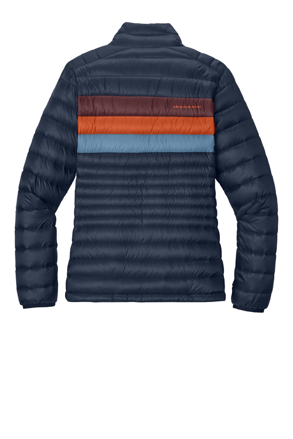 Cotopaxi COTOW1688 Womens Fuego Full Zip Down Jacket Maritime Blue/Mulberry Flat Back