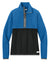 Cotopaxi COTOW1692 Womens Amado 1/4 Zip Fleece Sweatshirt Atlantic Blue/Black Flat Front