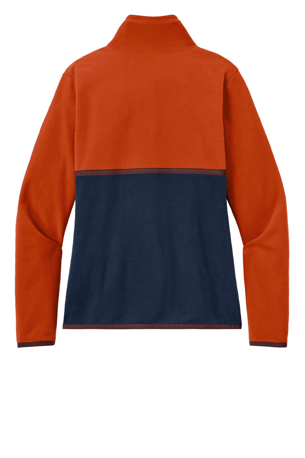 Cotopaxi COTOW1692 Womens Amado 1/4 Zip Fleece Sweatshirt Canyon/Maritime Blue Flat Back