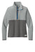Cotopaxi COTOW1692 Womens Amado 1/4 Zip Fleece Sweatshirt Smoke Grey/Cinder Grey Flat Front