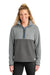 Cotopaxi COTOW1692 Womens Amado 1/4 Zip Fleece Sweatshirt Smoke Grey/Cinder Grey Model Front