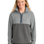 Cotopaxi Womens Amado 1/4 Zip Fleece Sweatshirt - Smoke Grey/Cinder Grey - COMING SOON