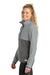 Cotopaxi COTOW1692 Womens Amado 1/4 Zip Fleece Sweatshirt Smoke Grey/Cinder Grey Model Side