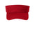 Port & Company Hats CP45 Mens Fashion Adjustable Visor Red Flat Front