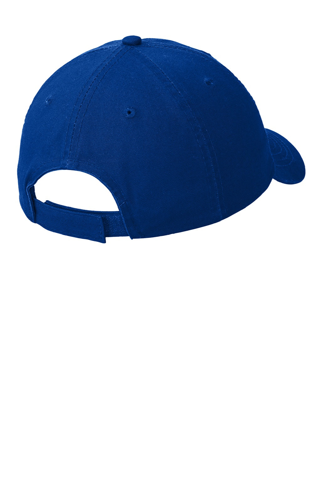 Port & Company Hats CP78 Mens Adjustable Hat Royal Blue Flat Back