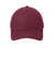 Port & Company Hats CP80 Mens Twill Adjustable Hat Maroon Flat Front