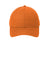 Port & Company Hats CP80 Mens Twill Adjustable Hat Orange Flat Front