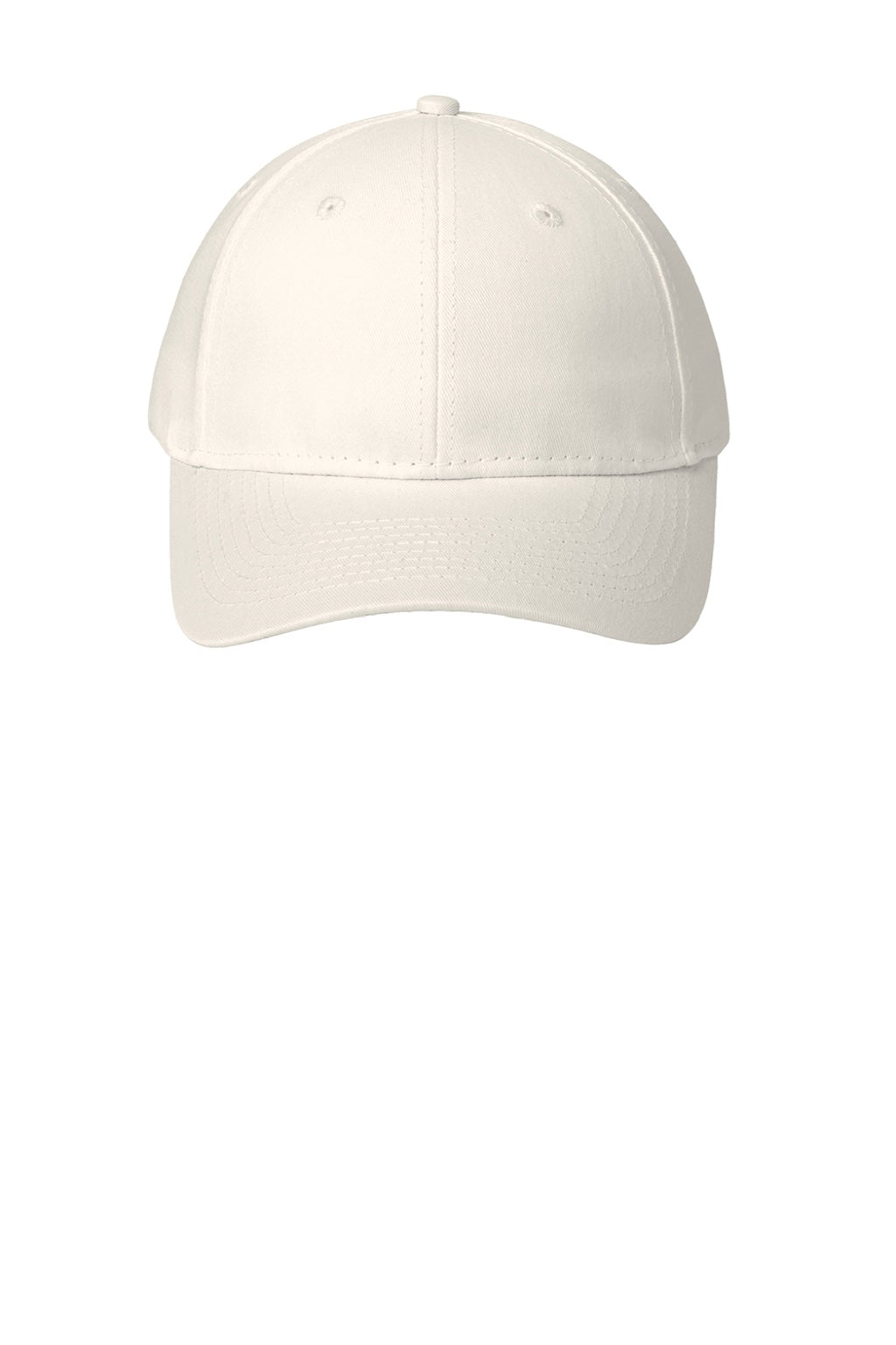 Port & Company Hats CP80 Mens Twill Adjustable Hat Oyster Flat Front