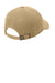 Port & Company Hats CP82 Mens Adjustable Hat Khaki Flat Back