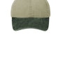 Port & Company Hats Mens Adjustable Hat - Khaki/Hunter Green