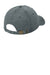 Port & Company Hats CP84 Mens Adjustable Hat Charcoal Grey Flat Back