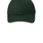 Port & Company Hats Mens Sandwich Bill Adjustable Hat - Hunter Green/Khaki Brown