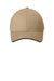 Port & Company Hats CP85 Mens Sandwich Bill Adjustable Hat Khaki Brown/Navy Blue Flat Front