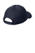 Port & Company Hats CP85 Mens Sandwich Bill Adjustable Hat Navy Blue/White Flat Back