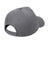 Port & Company Hats CP86 Mens Twill Adjustable Hat Charcoal Grey Flat Back