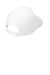 Port & Company Hats CP86 Mens Twill Adjustable Hat White Flat Back