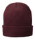 Port & Company Hats CP90L Unisex Fleece Lined Knit Beanie Maroon Flat Front