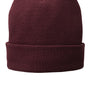 Port & Company Hats Unisex Fleece Lined Knit Beanie - Maroon
