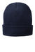 Port & Company Hats CP90L Unisex Fleece Lined Knit Beanie Navy Blue Flat Front