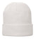 Port & Company Hats CP90L Unisex Fleece Lined Knit Beanie White Flat Front