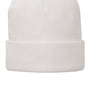 Port & Company Hats Unisex Fleece Lined Knit Beanie - White