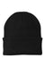 Port & Company Hats CP90 Unisex Knit Beanie Black Flat Front