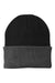 Port & Company Hats CP90 Unisex Knit Beanie Black/Athletic Oxford Grey Flat Front