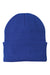 Port & Company Hats CP90 Unisex Knit Beanie Athletic Royal Blue Flat Front