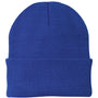 Port & Company Hats Unisex Knit Beanie - Athletic Royal Blue