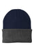 Port & Company Hats CP90 Unisex Knit Beanie Navy Blue/Athletic Oxford Grey Flat Front