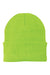 Port & Company Hats CP90 Unisex Knit Beanie Neon Green Flat Front