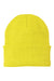 Port & Company Hats CP90 Unisex Knit Beanie Neon Yellow Flat Front