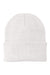 Port & Company Hats CP90 Unisex Knit Beanie White Flat Front