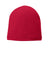 Port & Company Hats CP91L Unisex Fleece Lined Beanie Athletic Red Flat Front