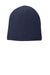 Port & Company Hats CP91L Unisex Fleece Lined Beanie Navy Blue Flat Front