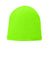 Port & Company Hats CP91L Unisex Fleece Lined Beanie Neon Green Flat Front
