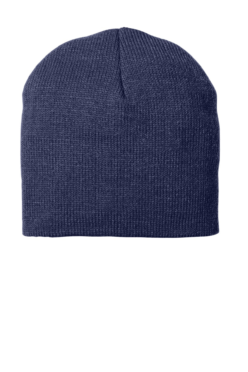 Port & Company Hats CP91 Unisex Beanie Navy Blue Flat Front