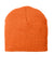 Port & Company Hats CP91 Unisex Beanie Neon Orange Flat Front