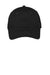 Port Authority Hats CP96 Mens Adjustable Hat Black Flat Front