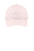 Port Authority Hats CP96 Mens Adjustable Hat Light Pink Flat Front
