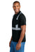 CornerStone CS206 Mens Enhanced Visibility Moisture Wicking Short Sleeve Crewneck T-Shirt w/ Pocket Black Model Side