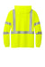 CornerStone CS208 Mens ANSI 107 Class 3 Segmented Tape Long Sleeve Hooded T-Shirt Hoodie Safety Yellow Flat Back
