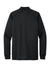 CornerStone CS410LS Mens Select Tactical Moisture Wicking Long Sleeve Polo Shirt Black Flat Back