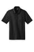 CornerStone CS412P Mens Select Moisture Wicking Short Sleeve Polo Shirt w/ Pocket Black Flat Front