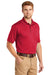 CornerStone CS412P Mens Select Moisture Wicking Short Sleeve Polo Shirt w/ Pocket Red Model 3q