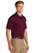 CornerStone CS412/TLCS412 Mens Select Moisture Wicking Short Sleeve Polo Shirt Maroon Model 3q